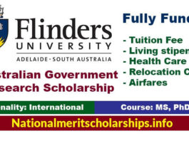 Australian Government Research Scholarships 2022 (Fully Funded)