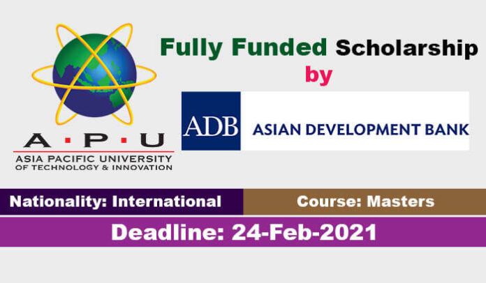 Asian Development Bank Scholarships 2021 in Japan (Fully Funded)