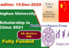 CSC Scholarship at Tsinghua University in China 2021 [Fully Funded]