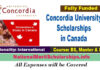 Concordia University Scholarships 2022 in Canada [Fully Funded]