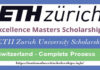 ETH Zurich University Scholarship 2023 in Switzerland [Fully Funded]