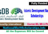 Islamic Development Bank Scholarships 2022 For Foreigner's