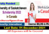 University of Saskatchewan Scholarship 2022 in Canada [Fully Funded]