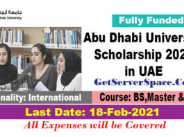 Abu Dhabi University Scholarship 2021 in UAE[Fully Funded]