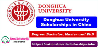 Donghua University Scholarships 2023-24 in China [Fully Funded]