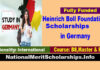 Heinrich Boll Foundation Scholarship  2022 in Germany [Fully Funded]