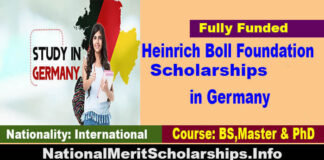 Heinrich Boll Foundation Scholarship  2023-24 in Germany [Fully Funded]