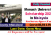 Monash University Scholarship 2021 in Malaysia [Fully Funded]