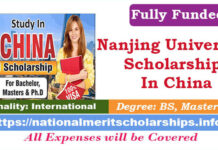 Nanjing University Scholarships 2023-24 In China [Fully Funded]