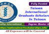 Taiwan International Graduate Scholarship 2023-24 In Taiwan [Fully Funded]