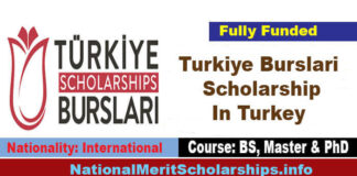Turkiye Burslari Scholarship 2022 In Turkey For Foreigners [Fully Funded]