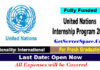 United Nations Internship Program 2021 [Fully Funded]