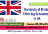 University of Bristol Think Big Scholarship 2023-24 In UK [Fully Funded]