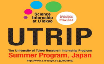 University of Tokyo UTRIP Online Internship 2022 in Japan[Fully Funded]