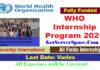 World Health Organization (WHO) Internship Program 2021 [Fully Funded]