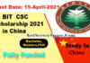 Beijing Institute of Technology CSC Scholarship 2021 in China [Fully Funded]