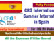 CRG International Summer Internship 2022 in Spain [Fully Funded]