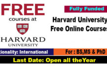 Harvard University Free Online Courses 2022 for all Students