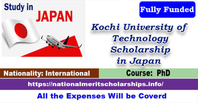Kochi University of Technology Scholarship 2023-24 in Japan [Fully Funded]