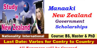 Manaaki New Zealand Government Scholarships 2023-24 [Fully Funded]