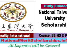 National Taiwan University Scholarships 2022 in Taiwan [Fully Funded]