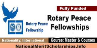 Rotary Peace Fellowships 2023-2024 For Master Programs [Fully Funded]