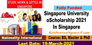 Singapore University of Technology Scholarship 2021 In Singapore[Fully Funded]