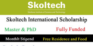 Skoltech International Scholarship 2022-23 in Russia [Fully Funded]