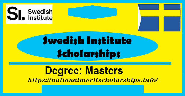 Swedish Institute Scholarships 2023 in Sweden For Masters [Fully Funded]