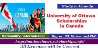 University of Ottawa Scholarships 2023-24 in Canada [Funded]