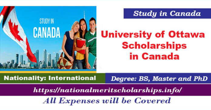 University of Ottawa Scholarships 2023-24 in Canada [Funded]