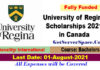 University of Regina Scholarships 2021 in Canada [Fully Funded]