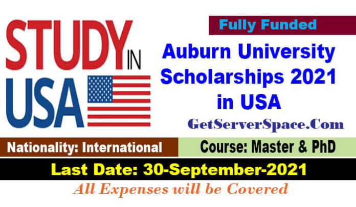 Auburn University Scholarships 2021 in USA [Fully Funded]