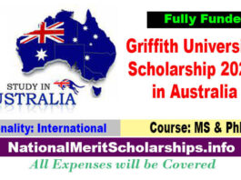 Griffith University International Scholarship 2022 in Australia [Fully Funded]