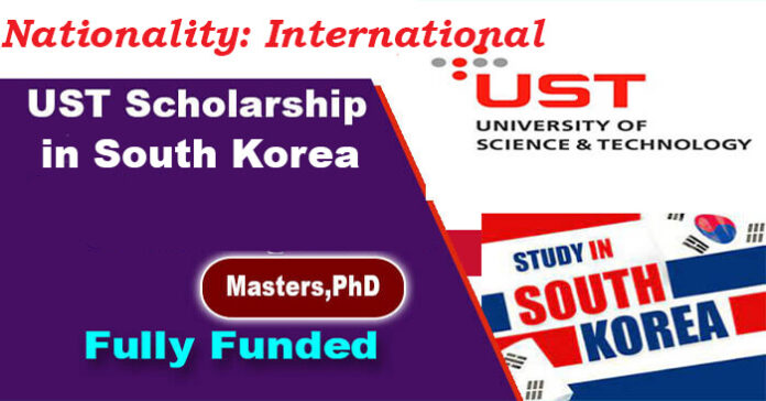 UST Scholarship 2023-24 in South Korea [Fully Funded]