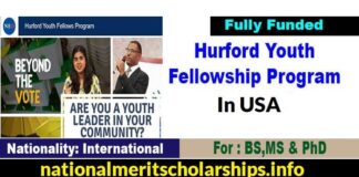 Hurford Youth Fellowship Program 2022 in the USA [Fully Funded]
