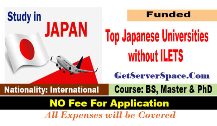 List of Top Japanese Universities without ILETS for International Students
