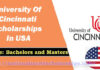 University Of Cincinnati Scholarships 2023-24 In USA [Fully Funded]