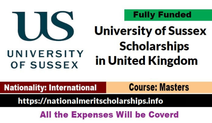 University of Sussex Scholarships 2022-23 in United Kingdom Funded