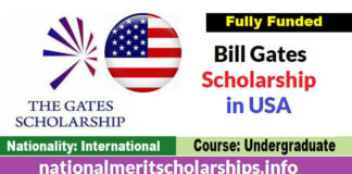 Bill Gates Scholarship 2022-23 in USA for Internationals Fully Funded