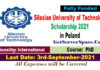  Silesian University of Technology Scholarship 2021 in Poland Fully Funded: