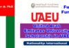 United Arab Emirates University Scholarship 2023-24 in UAE [Fully Funded]