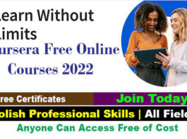 1000 Coursera Free Online Courses 2022 Certificates