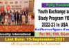 Kennedy-Lugar Youth Exchange and Study Program YES 2022-23 In USA
