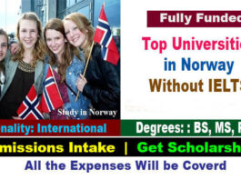 List of Top Universities in Norway Without IELTS | Study in Norway