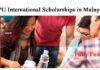 APU International Merit Scholarships 2022 in Malaysia Fully Funded