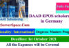 DAAD EPOS Fully Funded Scholarship 2021 in Germany