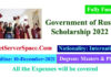 Russian Government Open Doors Scholarship 2022 Fully Funded