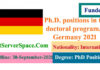Ph.D. Positions in Empowering Digital Media in Germany 2021