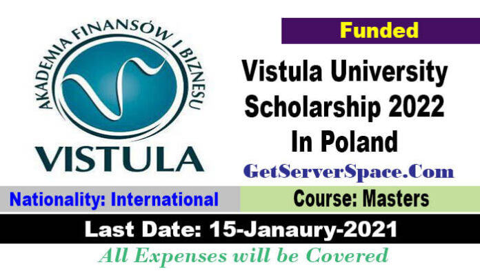 Vistula University Merit Scholarship 2022 In Poland Funded